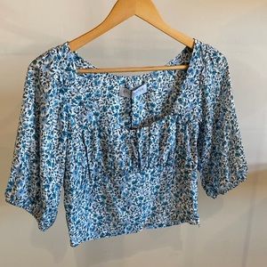 Stillwater top with pleated bust